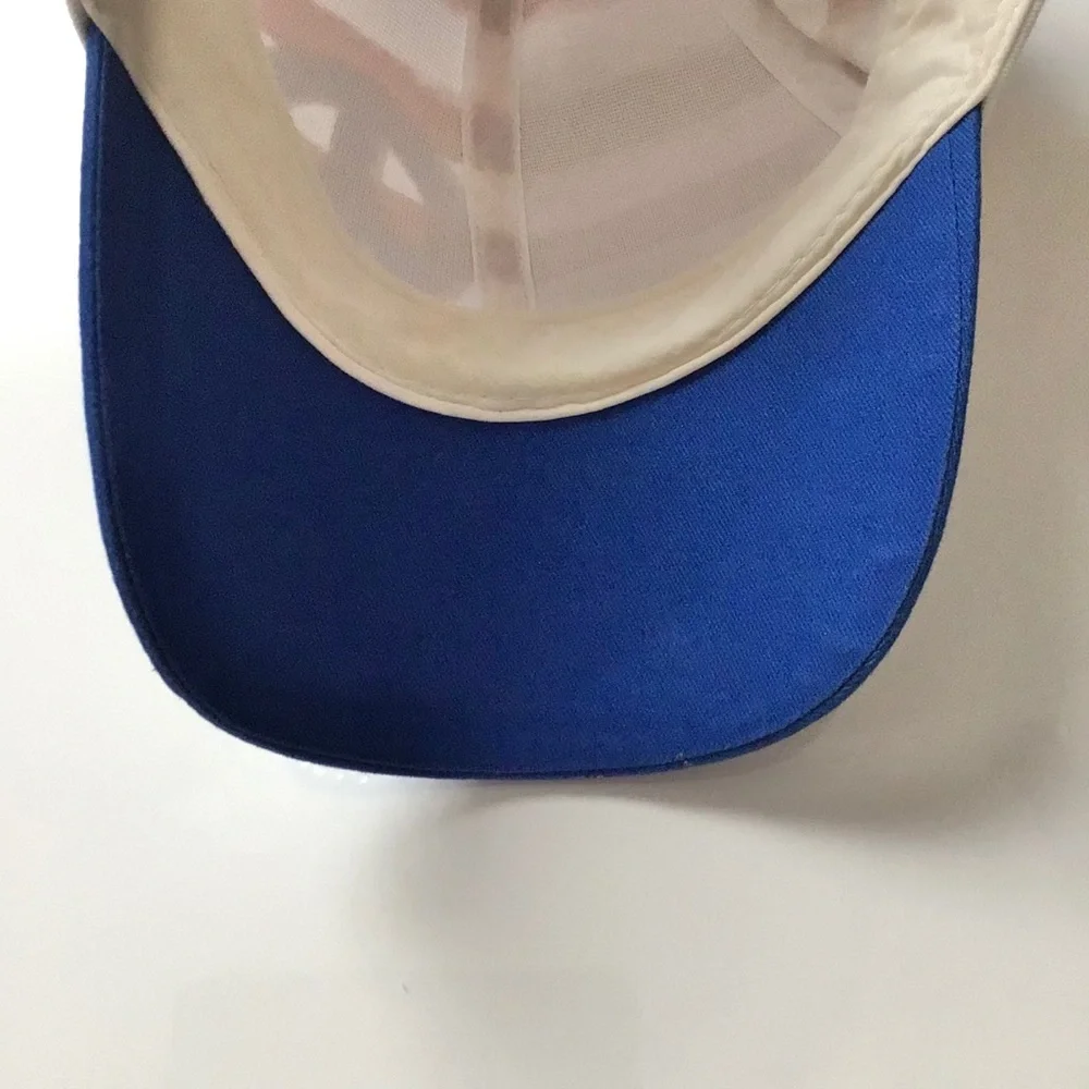 Justice Patriotic Blinged Peace Hat Red White Blue Silver OS